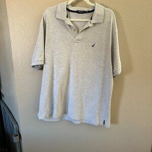 Nautica Men's Gray‎ Polo   Size X-Large